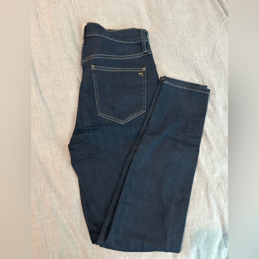 Madewell Dark Blue Mid-Rise Jeans